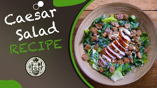 Classic Caesar Salad Recipe 🇮🇹  Homemade Dressing amp Fresh Flavors [upl. by Notniuqal]