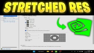 How to get Stretched Resolution using NVIDIA Control Panel [upl. by Anahc929]