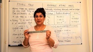 XI 1 9  Atomic Mass and Average Atomic Mass [upl. by Woolson]