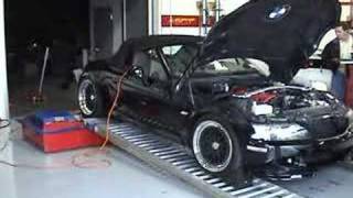 1996 BMW Z3 LS1 Swap Dyno [upl. by Ahsircal]