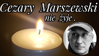 Cezary Marszewski nie żyje [upl. by Lennie]