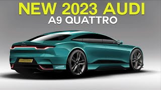 NEW 2023 Audi A9 Quattro Luxury Coupe V8 700hp in Detail 4k [upl. by Rella273]