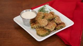 Fried pickles in the air fryer or in a skillet [upl. by Tresa]