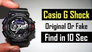 How To Find Original Casio G Shock Watch  Original or Fake In 10 Seconds [upl. by Rachael]