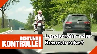 quotDie verwechseln Landstraße mit Rennstreckequot Motorräder zu schnell  Kabel Eins  Achtung Kontrolle [upl. by Keldah]