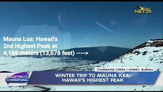 Mauna Kea Take a look at Hawaii’s highest peak during winter [upl. by Eelatan334]