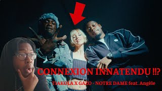 DJ 10  TIAKOLA X GAZO  NOTRE DAME feat Angèle  Réaction [upl. by Aikyn335]