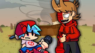 fnf tord red fury preremastereddTordbot cutscene [upl. by Marcell]