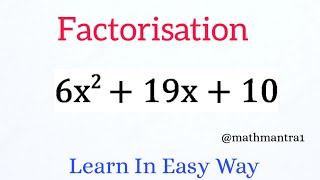 Factorization of Algebraic Expressions  Factorization Class 8  Factorization Method  Factorize [upl. by Aivyls]