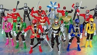 Power Rangers Action Hero Review Super Megaforce 5 inch Figures [upl. by Mmada380]