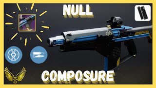 Should You Use This In PvP Null Composure  We Ran Out Of Medals [upl. by Ahsaekal121]