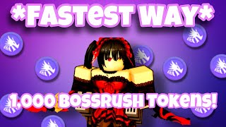 THE FASTEST WAY TO GET BOSS RUSH TOKENS  Anime Dimensions [upl. by Renrut]