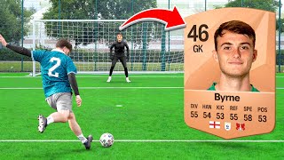 I Took 100 Shots vs The Worst Rated Goalkeeper [upl. by Docilla523]