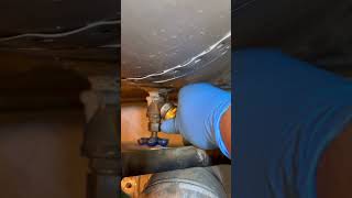 Pressure relief failure caused by full expansion tank on hydronic boiler hvac boiler heating [upl. by Paine311]