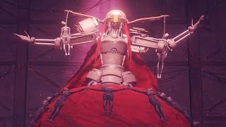 Nier Automata Boss Fight 3 Opera Singer 1080p 60fps [upl. by Briny696]