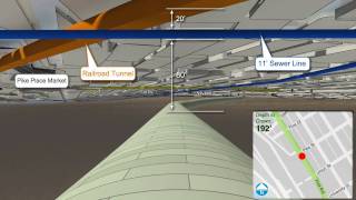 Proposed SR 99 Bored Tunnel Underground Simulation March 2010 [upl. by Bowers943]