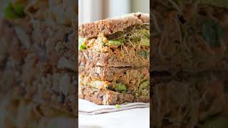 Healthy Vegan Chickpea Salad Sandwich [upl. by Eidoow]