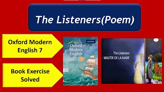 The Listeners POEM Oxford Modern English [upl. by Aneerol97]