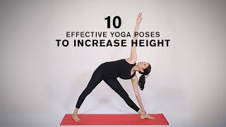 10 Most Effective Yoga Poses to Increase Height [upl. by Crispa]