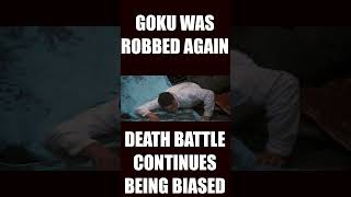 GOKU WAS ROBBED AGAIN DEATH BATTLE DEBUNK deathbattle superman anime vs debunked [upl. by Avram908]