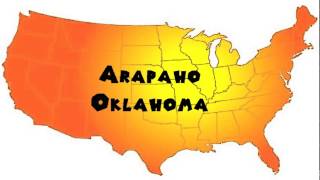 How to Say or Pronounce USA Cities — Arapaho Oklahoma [upl. by Acimaj]