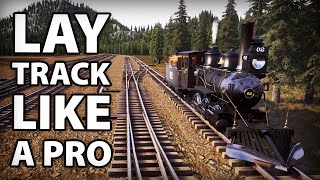 Railroads Online Guide  Advanced Track Laying Tutorial [upl. by Adur]