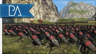 LAST STAND IN THE GUNDABAD MOUNTAINS  Lord of the Rings  Total War Third Age Reforged [upl. by Aleahc]