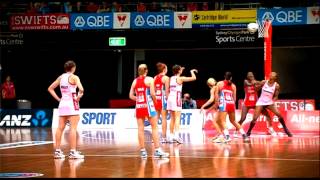 HighlightsRound122012NSWSwiftsvAdelaideThunderbirds [upl. by Einhpets]