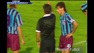 1992 1993 Trabzonspor Fenerbahçe İSMAİL KARTAL ELİ İLEMİ ÇIKARTTI [upl. by Erusaert]