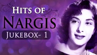 Nargis Dutt Top Songs Collection in Bollywood HD  Best Of Nargis Hits JUKEBOX  Old Is Gold [upl. by Glassman]