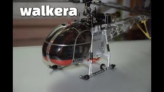 Walkera 4F200LM scale helicopter indoors flight [upl. by Tol]