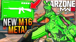 WARZONE New BEST TTK M16 META LOADOUT You NEED To Use Top ASSAULT RIFLE LOADOUT After Update [upl. by Oderfigis]