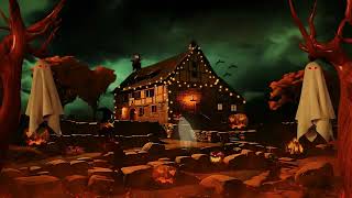 Haunted House Halloween Ambience Halloween Ambience Haunted Farm Spooky Sounds Spooky Scary Dark [upl. by Aztiley]