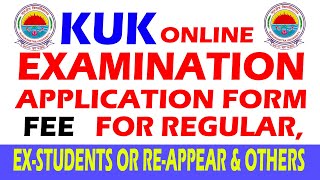 How to pay online kuk examination fee [upl. by Aisila]