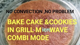 WHATCake baking in Grill MICROWAVE Combi modeyesit is possible [upl. by Nakashima]