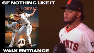 quotCamilo Doval The Best Pitchers Entrance in MLBquot [upl. by Jer]