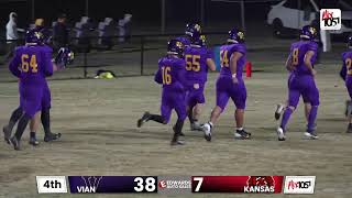 Vian vs Kansas football 111524 [upl. by Argyle]