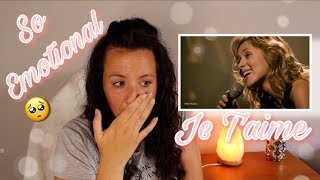 Reacting to Lara Fabian  Je taime  Live in Paris 2001  SO EMOTIONAL 😢  REACTION [upl. by Johm]