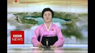 North Koreas announcement  BBC News [upl. by Temirf]