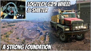 Logitech G29 amp Shifter SnowRunner A Strong Foundation Task [upl. by Ahtaela]