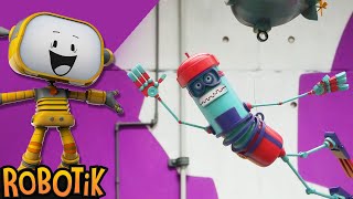 Robotik  Save The Fishbots   Robot Cartoons For Kids [upl. by Anoyek702]