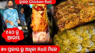 50 ପ୍ରକାର Roll  Everyday Selling 400Piece Roll  Dragon Chicken Roll  BBSR Street food [upl. by Dasteel374]