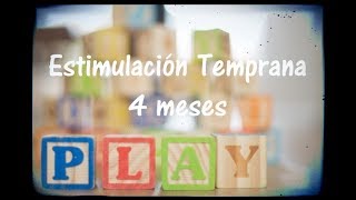 Ejercicios de Estimulación temprana  4 meses [upl. by Ednargel]