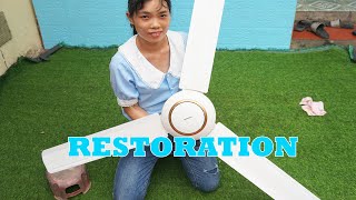 Restore ceiling fan  fully Restoration amp Repair burned old Ceiling fan [upl. by Viki]