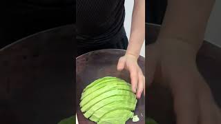 Perfect Big Cabbage 🥬Cubes Cutting trick  Chinese style  shorts viralvideo chefsufiyan [upl. by Deeanne]