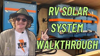 RV Solar System Walkthrough with Customers  24 Nash 17K [upl. by Celesta475]