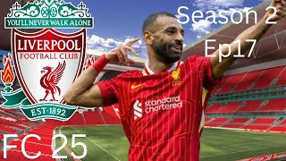 Ep 17 of Liverpool career mode Mo Salah bags a hatrick [upl. by Kimberlyn205]