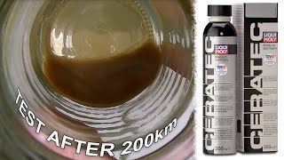 Ceratec after 200km  Motul 5W30 vs Fresh Motul 5W30 TEST [upl. by Ahsercal]