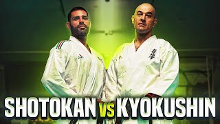 KARATE A CONFRONTO  Kyokushin vs shotokan sportivo [upl. by Yllac692]