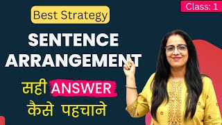 Sentence Rearrangement  1  CGL CPO Steno  Parajumbles  PQRS  Tricks  By Rani Maam [upl. by Cronin]